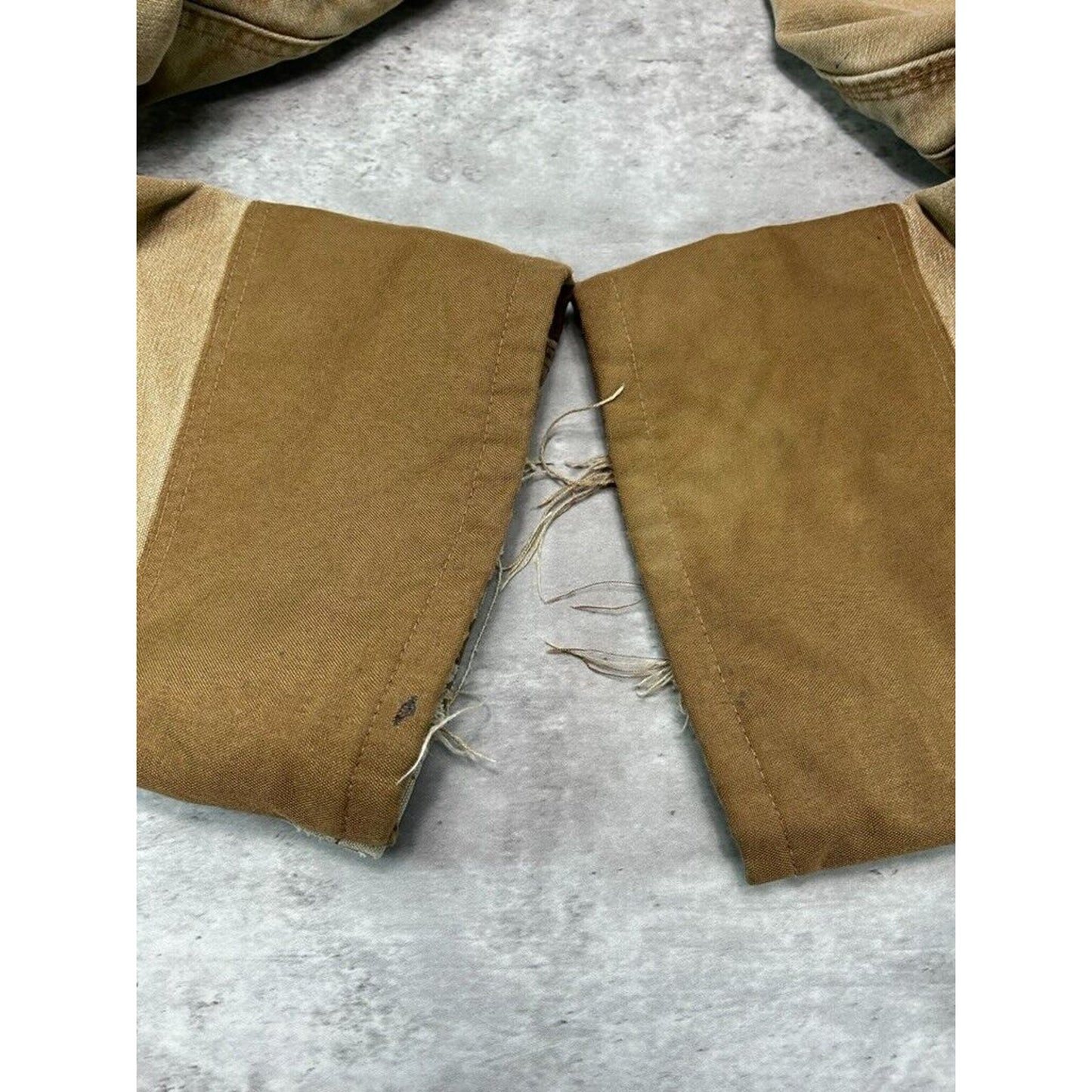Vintage Carhartt Quilted Lined Canvas Workwear Double Knee Carpenter Pants Size 32