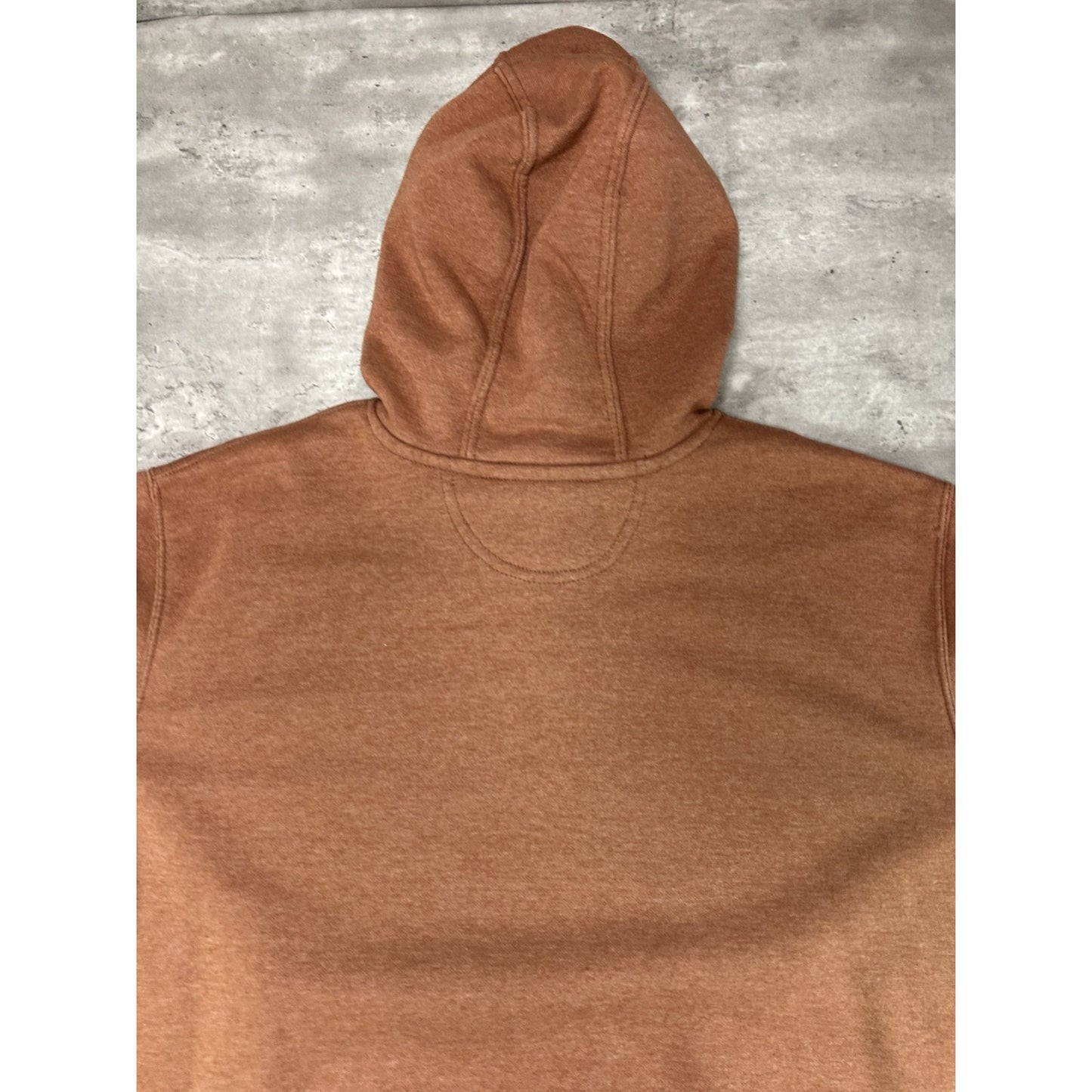Vintage Carhartt Sleeve Spellout Workwear Pullover Hooded Sweatshirt Sz XL Tall
