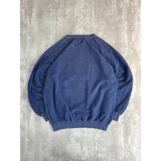 Vintage 90s Toronto Maple Leafs NHL Embroidered Spellout Sweatshirt Size 2XL