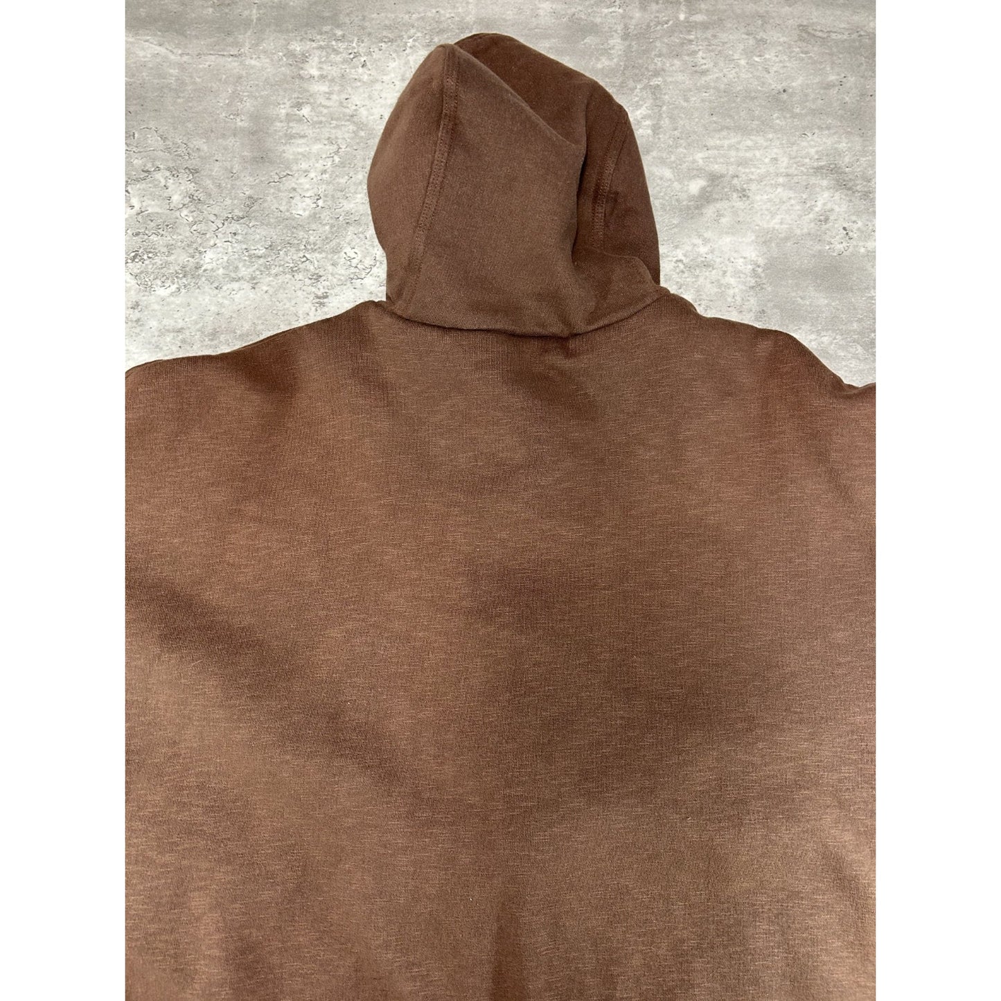 Vintage Tru-Fit Thermal Lined Full Zip Hooded Sweatshirt Size XL Brown