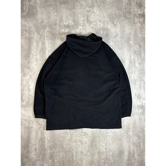 Vintage Y2K Mecca Flame Graphic Pullover Fleece Hooded Sweatshirt Size XXL