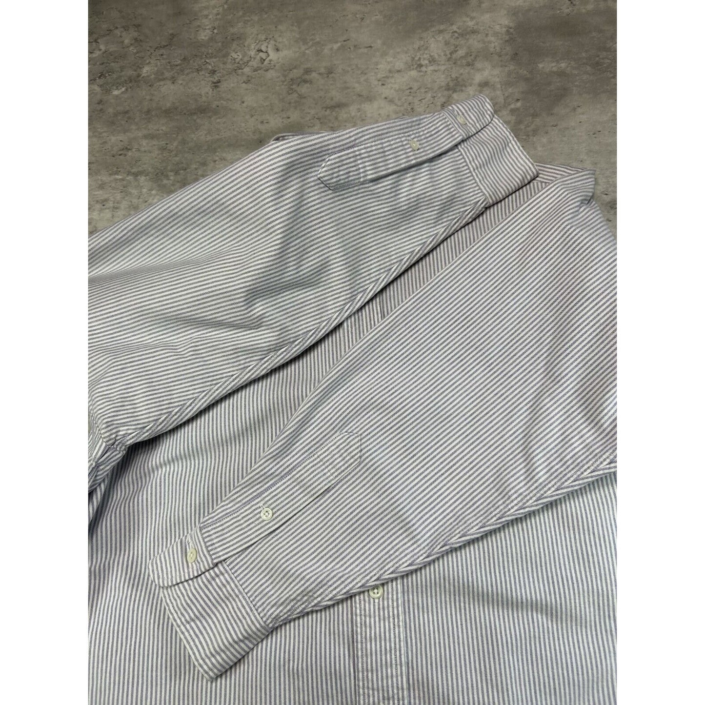 Vintage Polo Ralph Lauren Embroidered Pony Long Sleeve Button Up Shirt Size XL