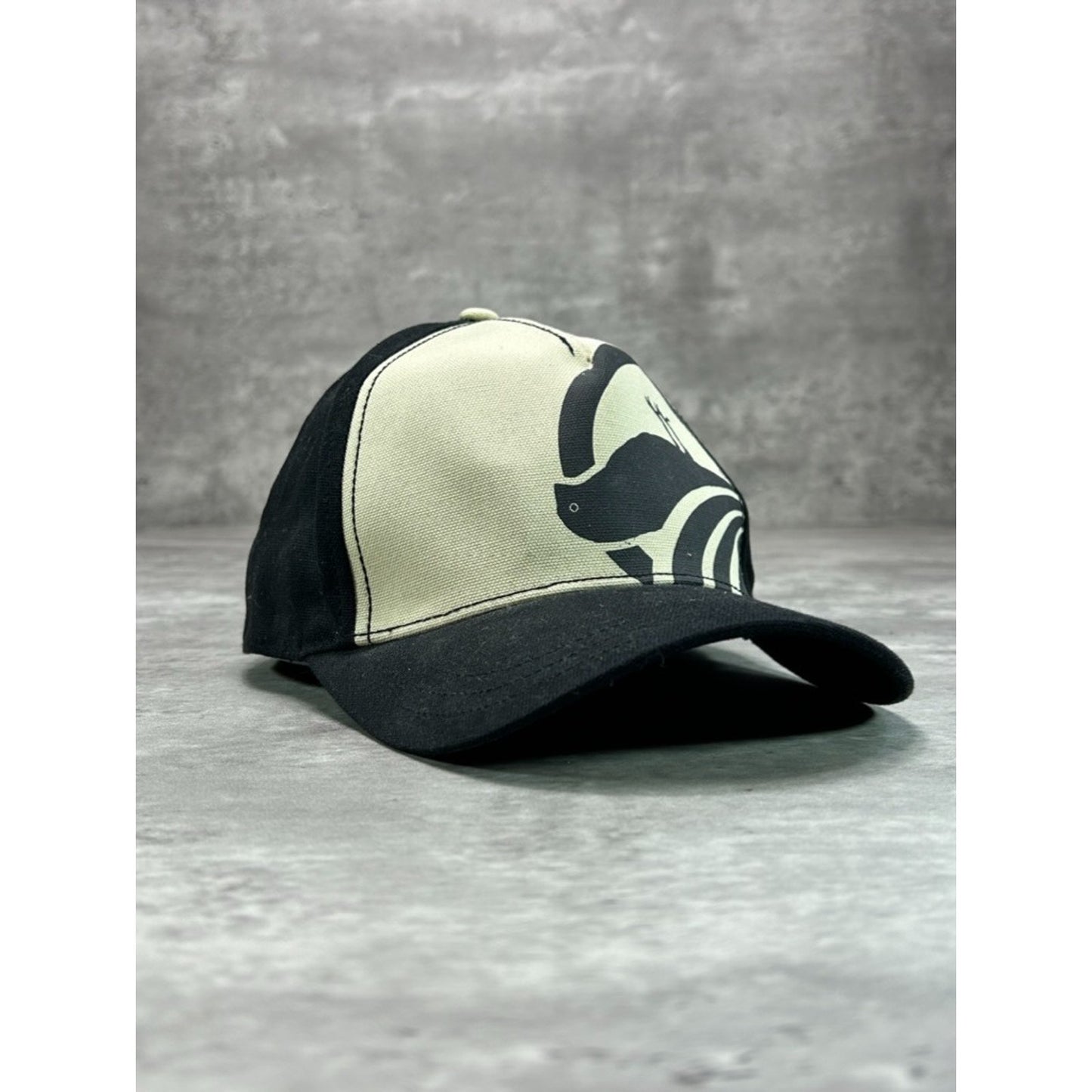Vintage Atticus Big Bid Graphic Two Tone Snapback Hat OSFA