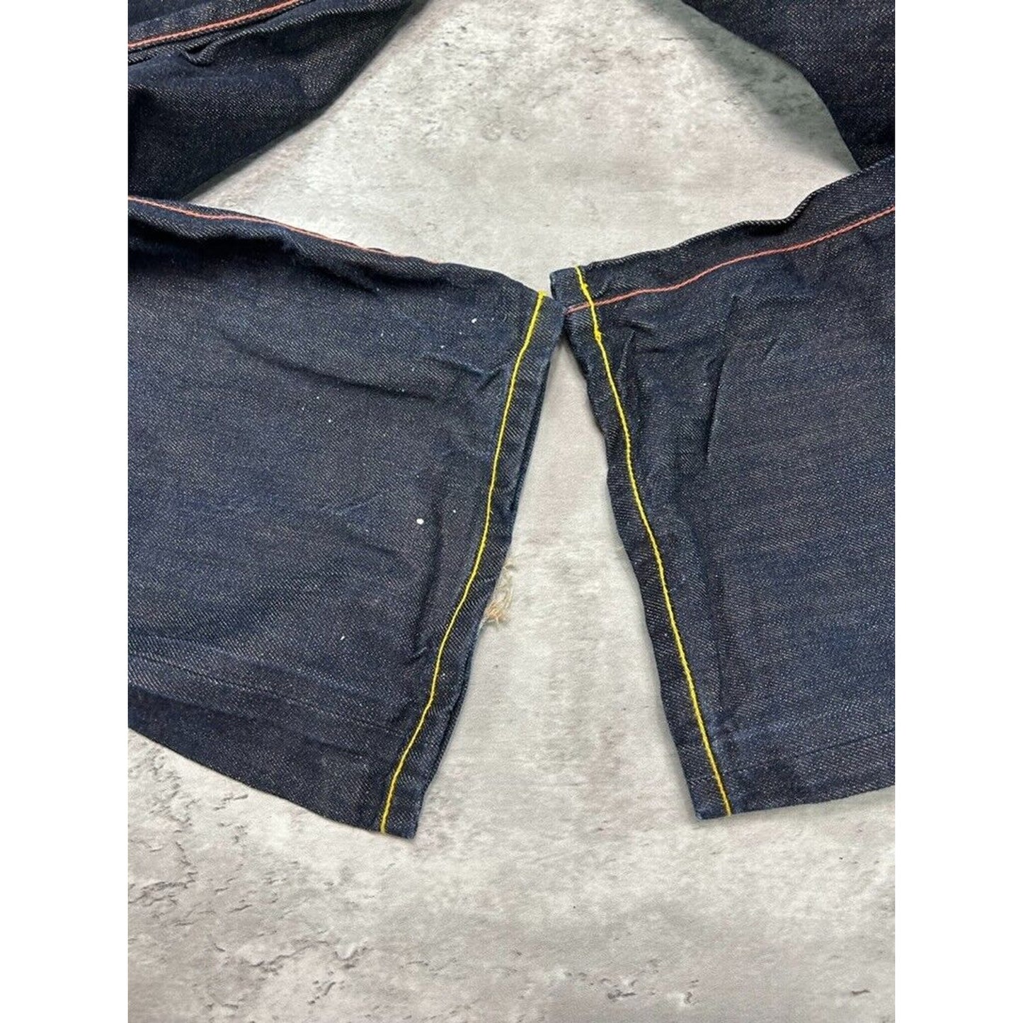 Vintage Y2K The Year 0 Embroidered Pocket Black Denim Pants Size 40