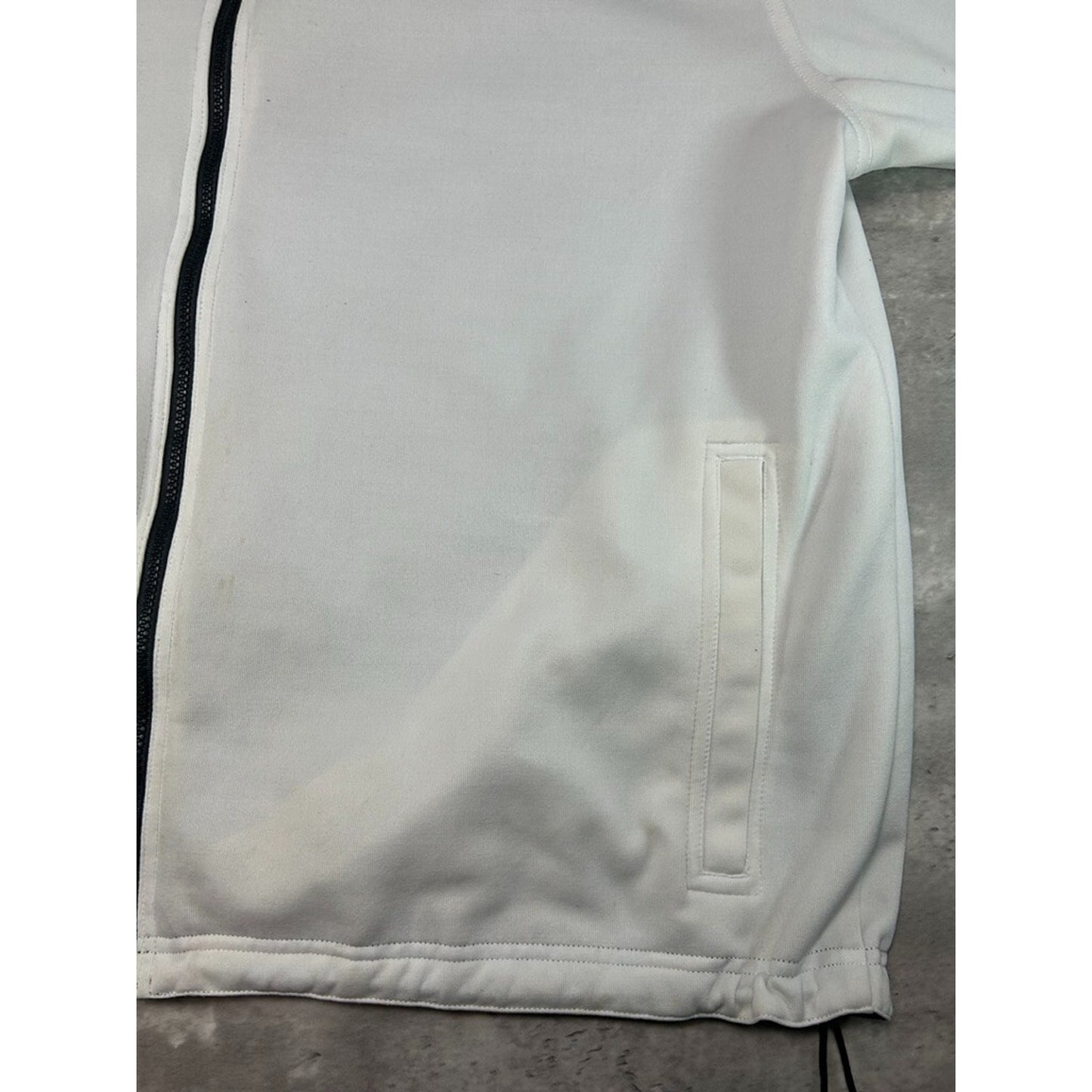 Vintage 90s Adidas Reversible Nylon Full Zip Windbreaker Jacket Size XXL Black