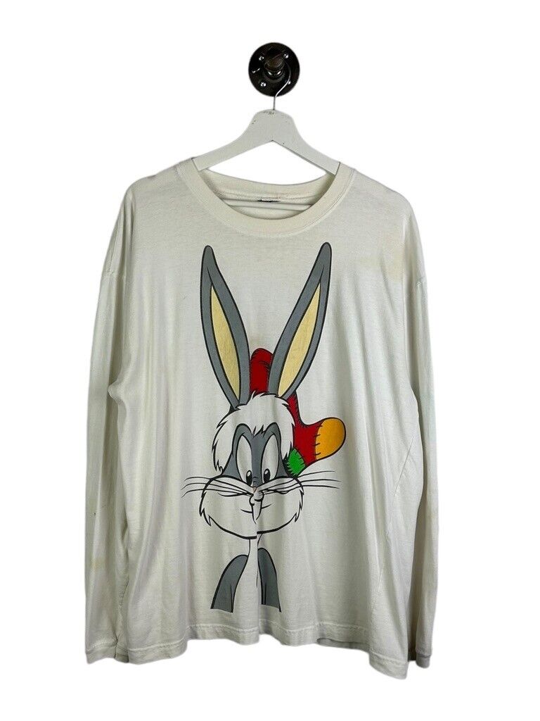 Vintage 90s Bugs Bunny long sleeve deals T-shirt