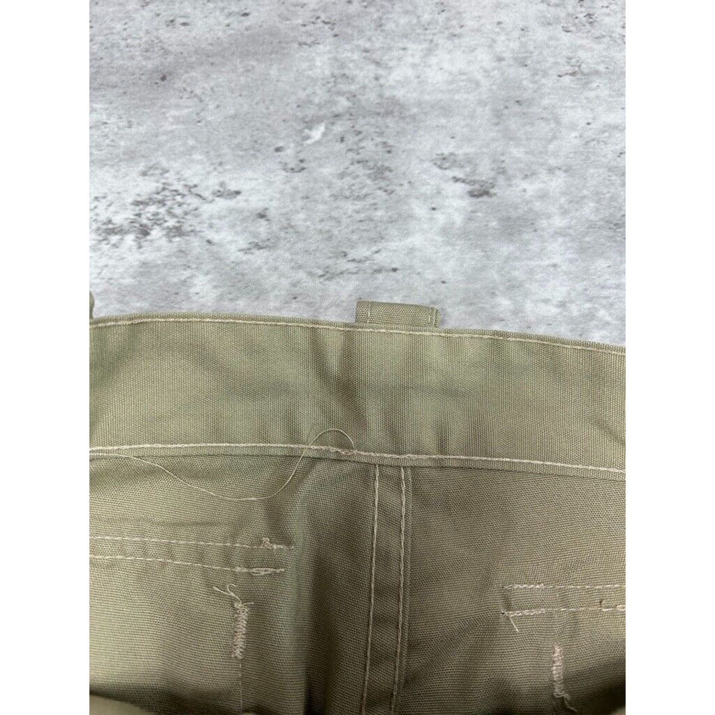 Vintage 1960s Multi Pocket Fishermans Cargo Pants Size 30 Beige