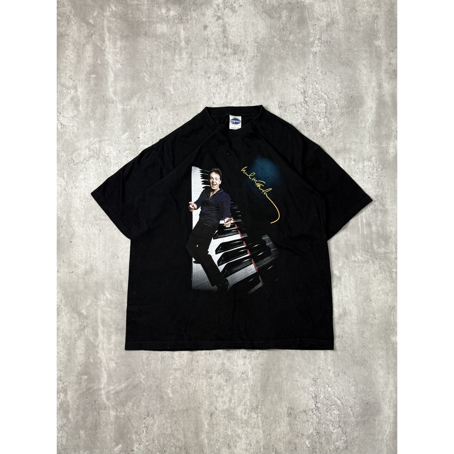 Vintage 2002 Paul McCartney Back In The Us Rock Music Tour T-Shirt Size Large
