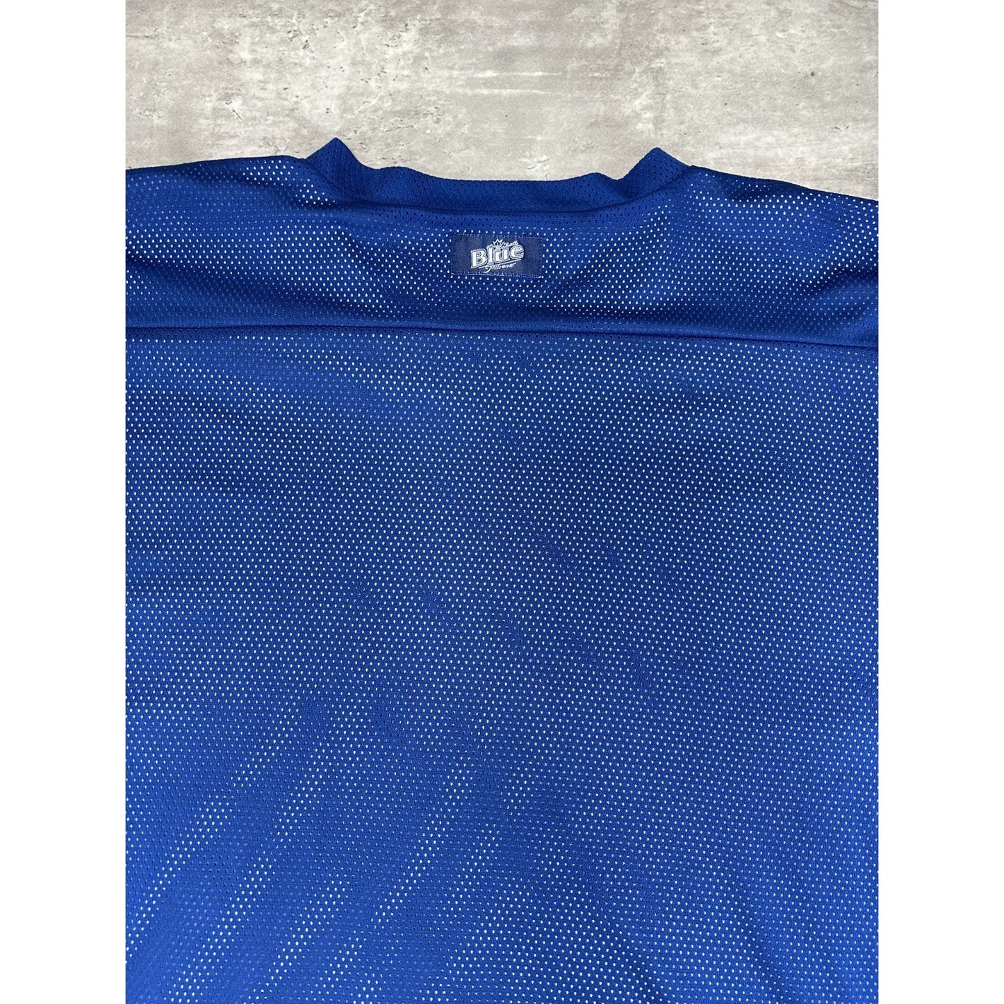 Vintage 90s Labatt Blue Pilsner Beer Promo Reversible Hockey Jersey Size Large