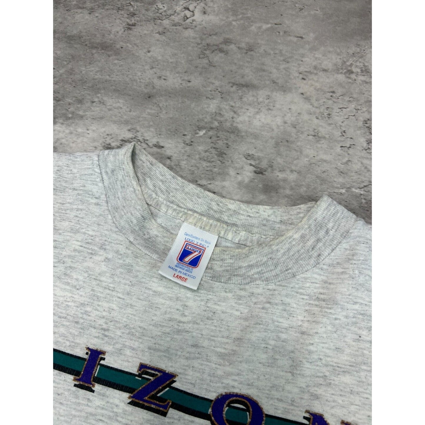 Vintage 1995 Arizona Diamondbacks MLB Script Spell Out Graphic T-Shirt Size Large