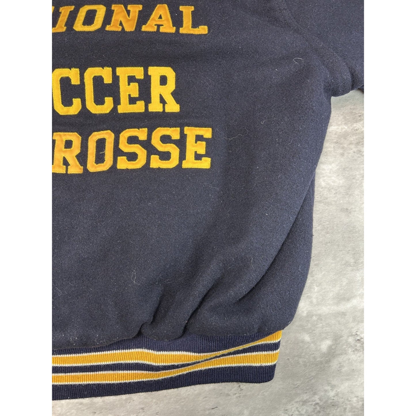 Vintage 90s Franklin Regional Embroidered Collegiate Varsity Jacket Size Medium