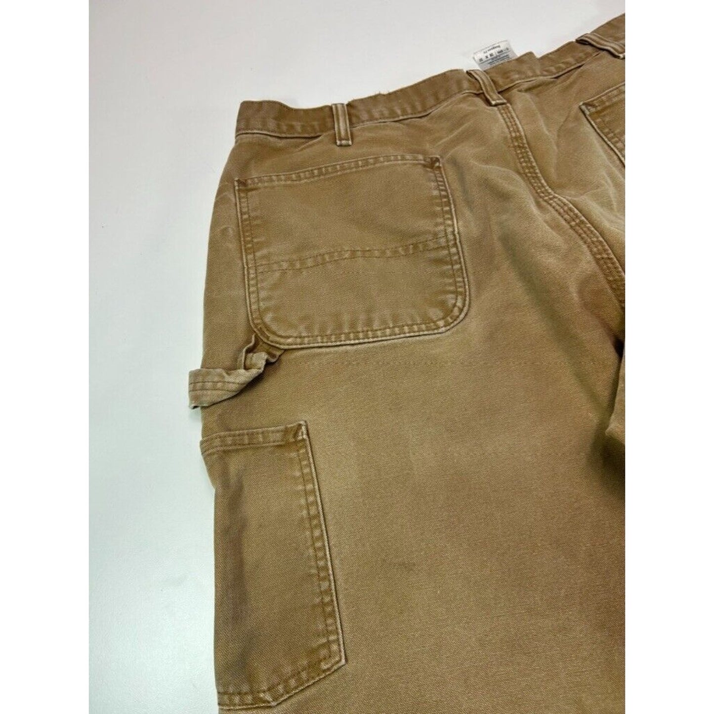 Vintage Carhartt Dungaree Fit Canvas Workwear Carpenter Pants Size 34 B11 BRN