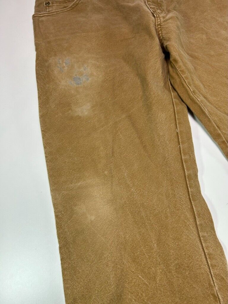 Vintage Dickies Canvas Workwear Carpenter Pants Size 36 Beige