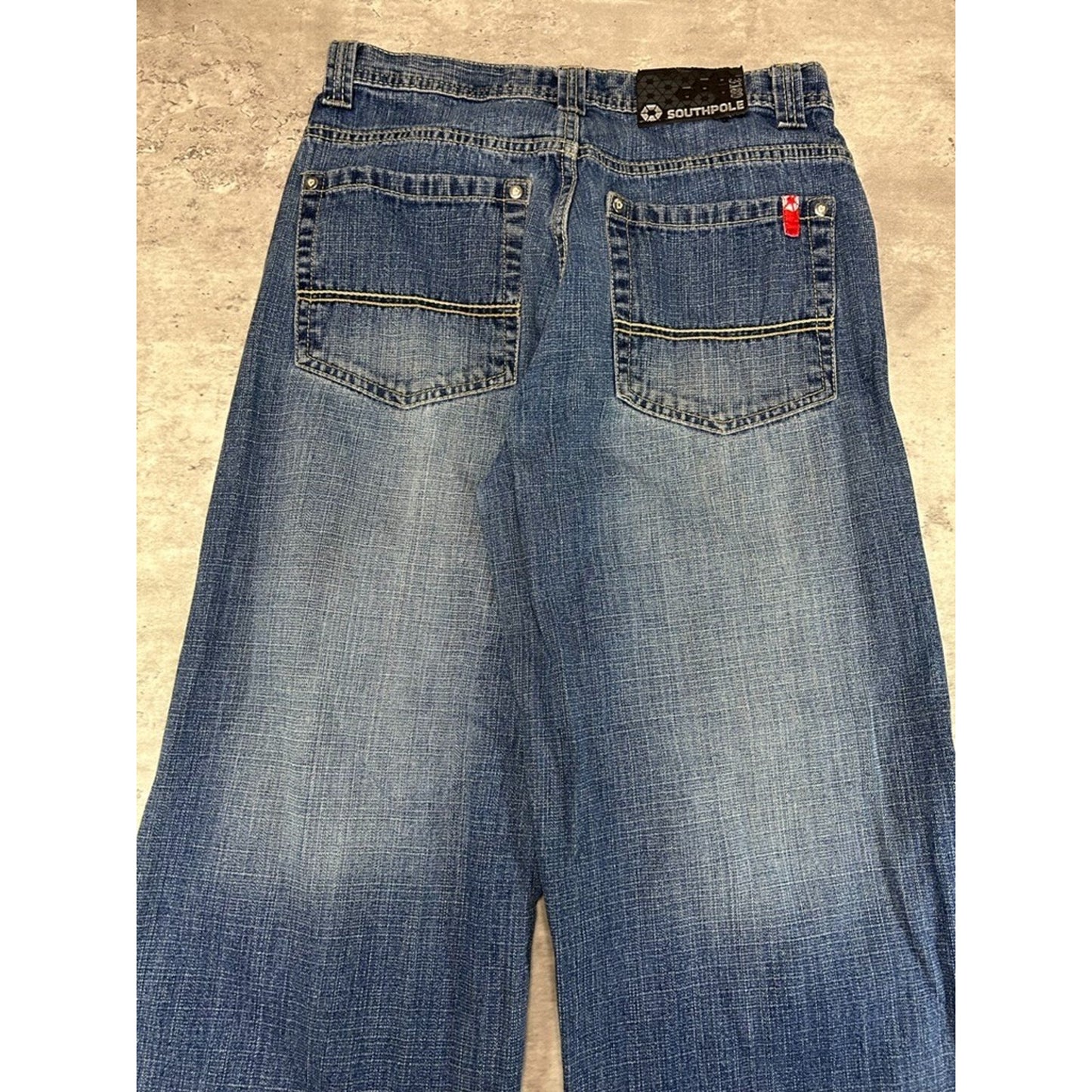 Vintage Y2K Southpole Medium Wash Denim Pants Size 29 Blue