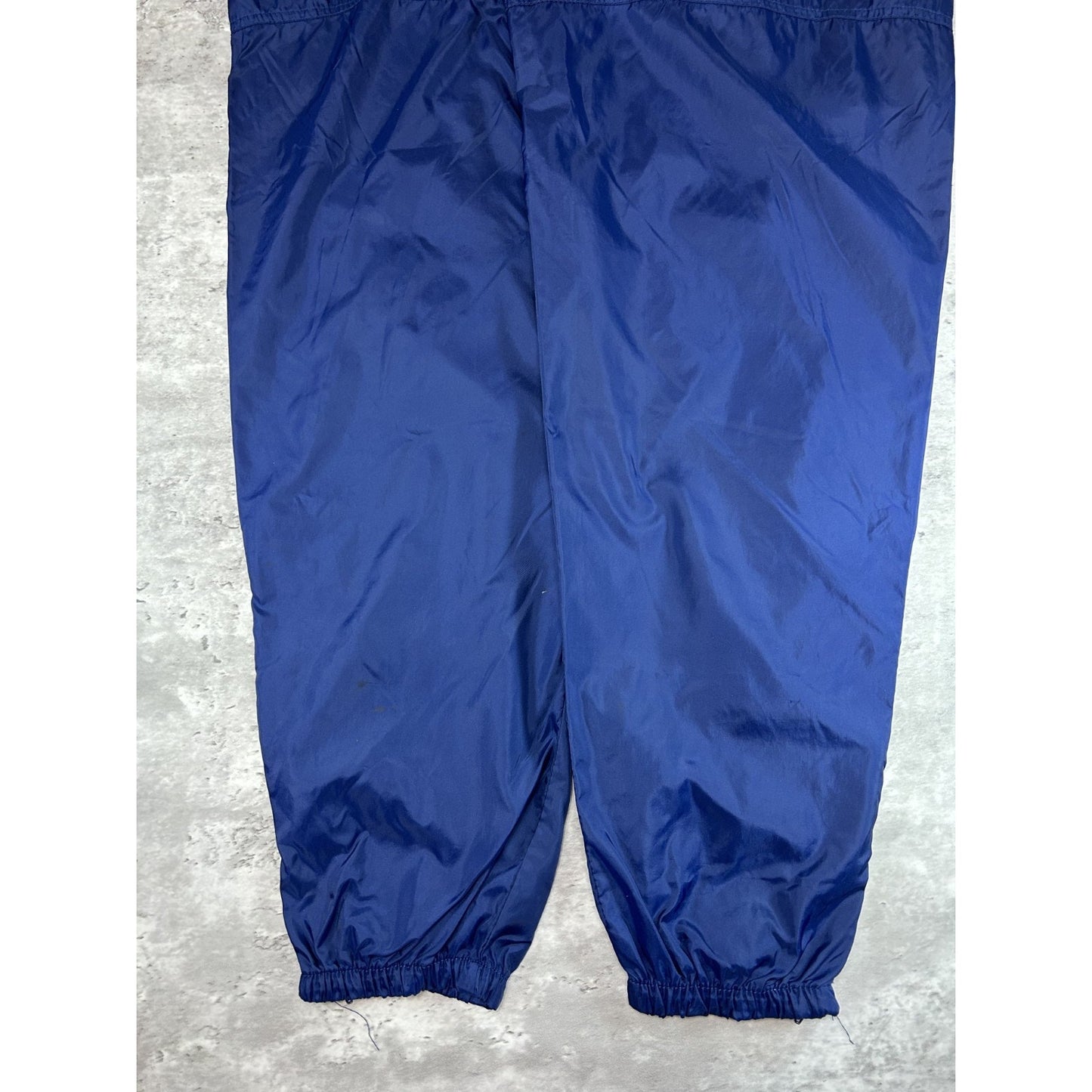 Vintage 90s Nike Tonal Embroidered Swoosh Nylon Track Pants Size Large