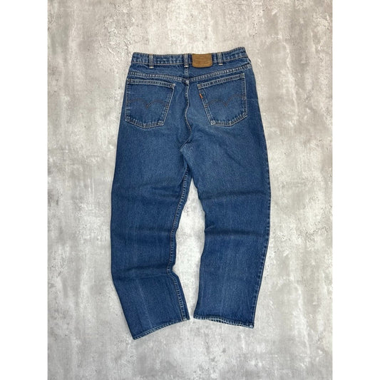 Vintage 80s/90s Levis 619 Orange Tab Dark Wash Denim Pants Size 31