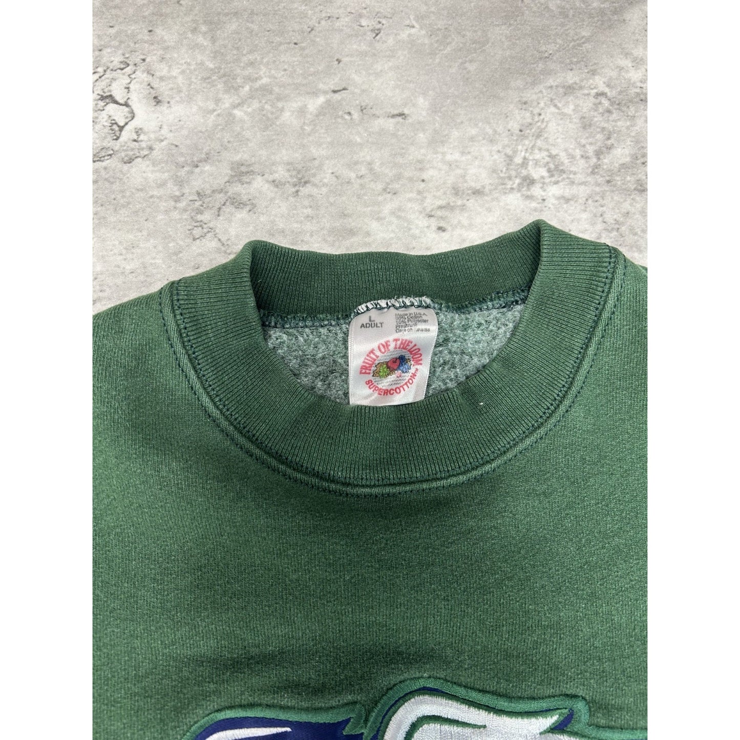 Vintage Grand Rapid Griffins AHL Embroidered Logo Hockey Sweatshirt Size Large