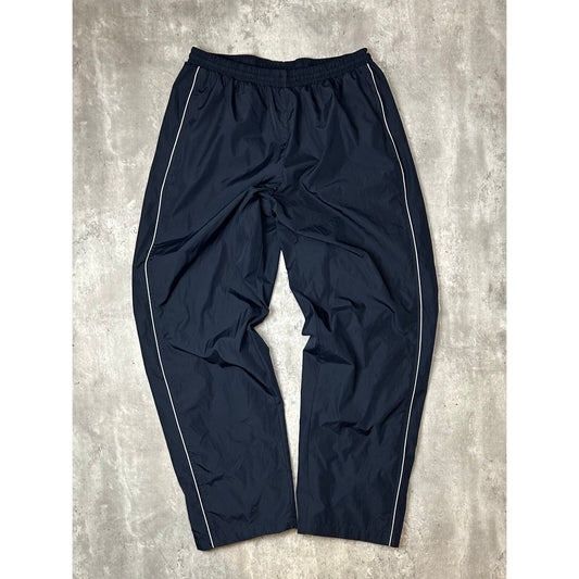 Vintage North End Athletic Nylon Track Pants Size XL Black