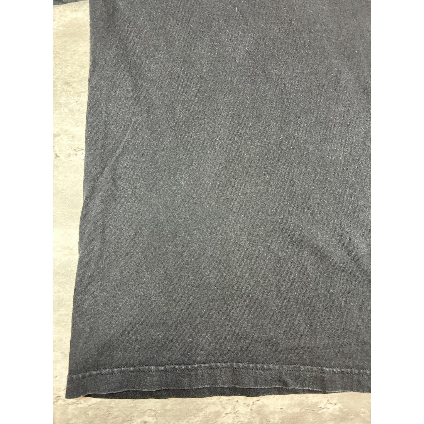 Vintage 1998 X-Files Embroidered TV Show Promo Graphic T-Shirt Size XL Black