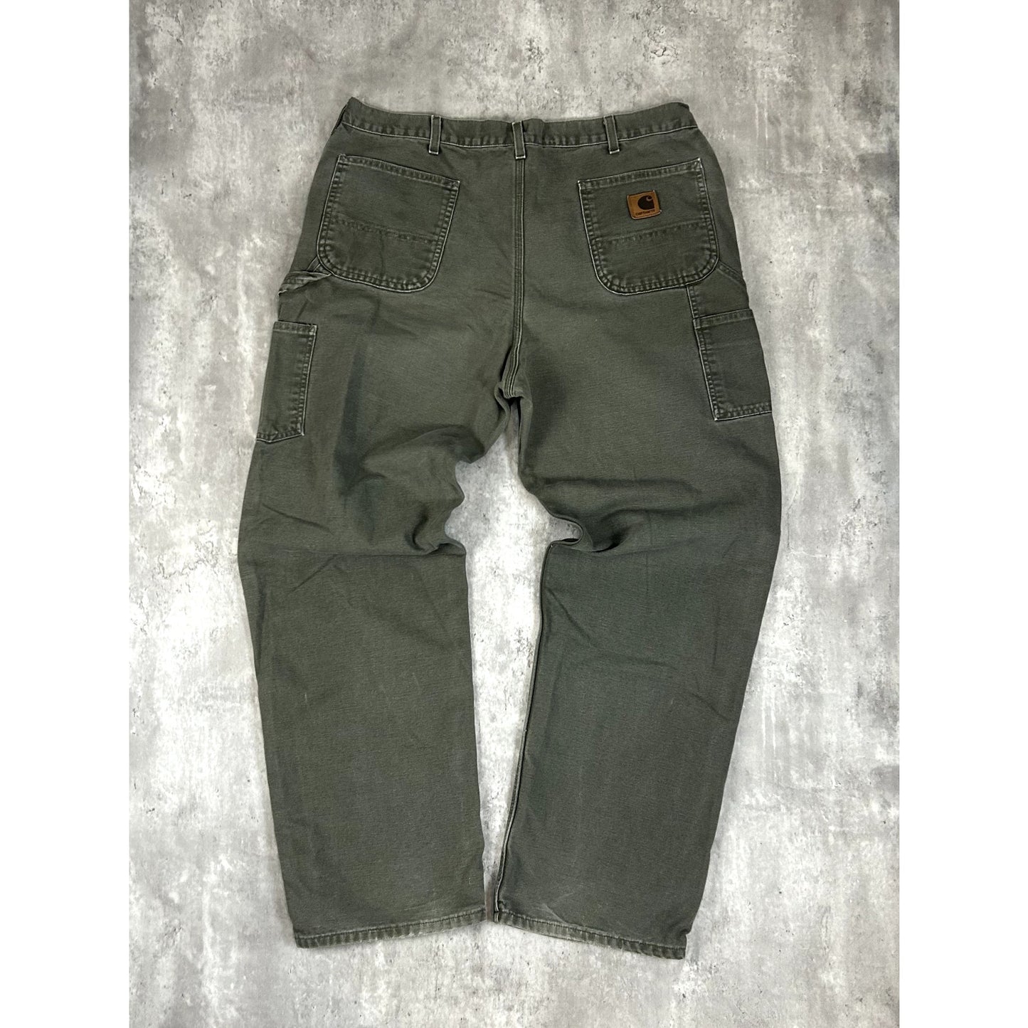 Vintage Carhartt Canvas Workwear Carpenter Pants Size 41 B11MOS