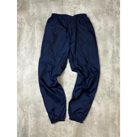 Vintage 90s Nike Tonal Embroidered Swoosh Nylon Track Pants Size Large