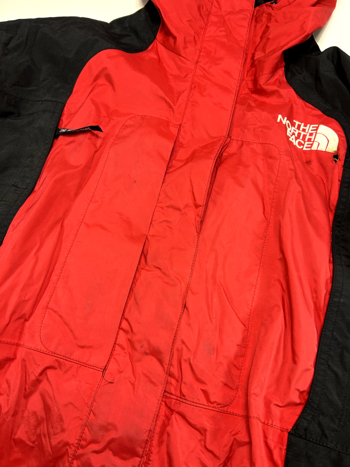 Vintage The North Face TNF Gore Tex Nylon Hooded Full Zip Jacket Size Large