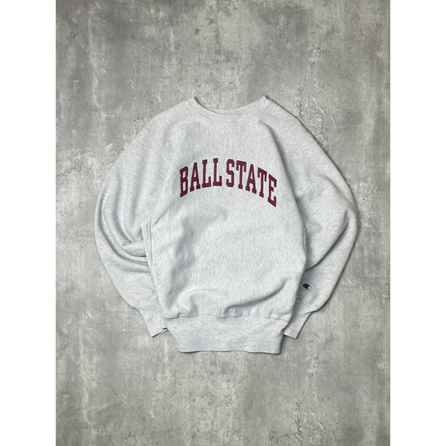 Vintage 90s Ball State NCAA Champion Reverse Weave Sweatshirt Size Large