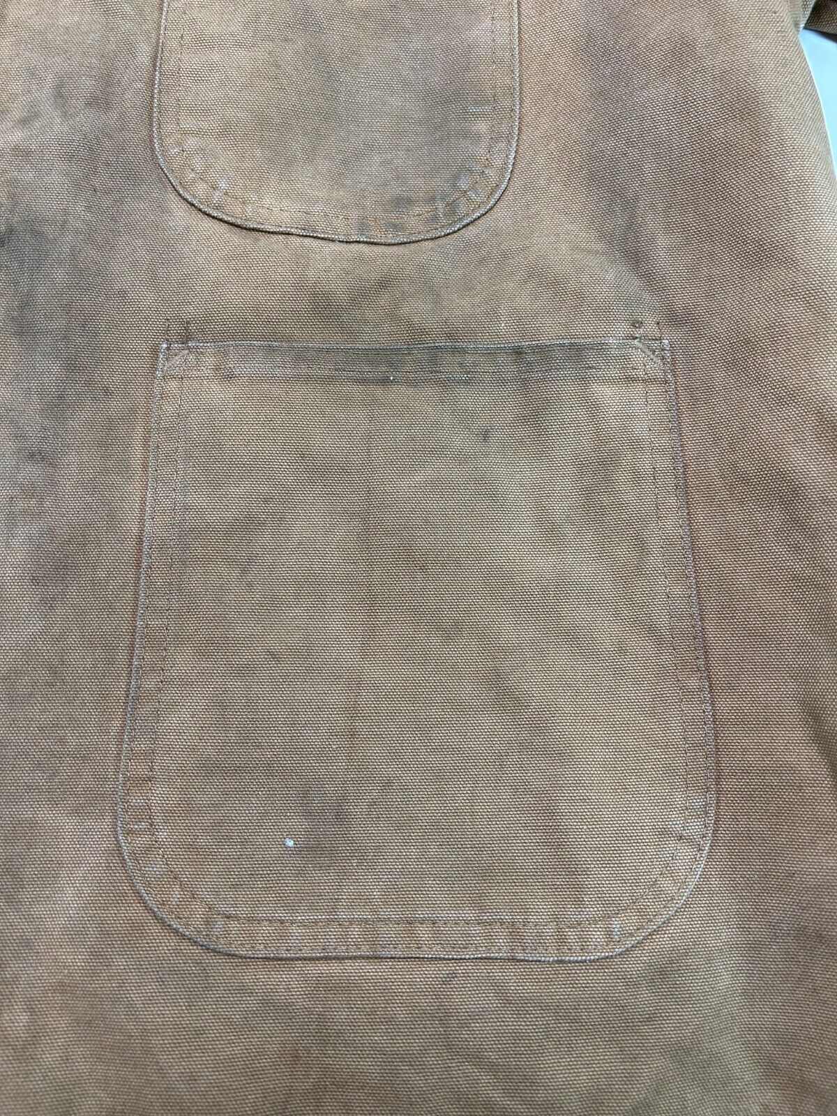 Vintage 80s/90s Carhartt Quilted Lined Canvas Workwear Chore Jacket Size XL