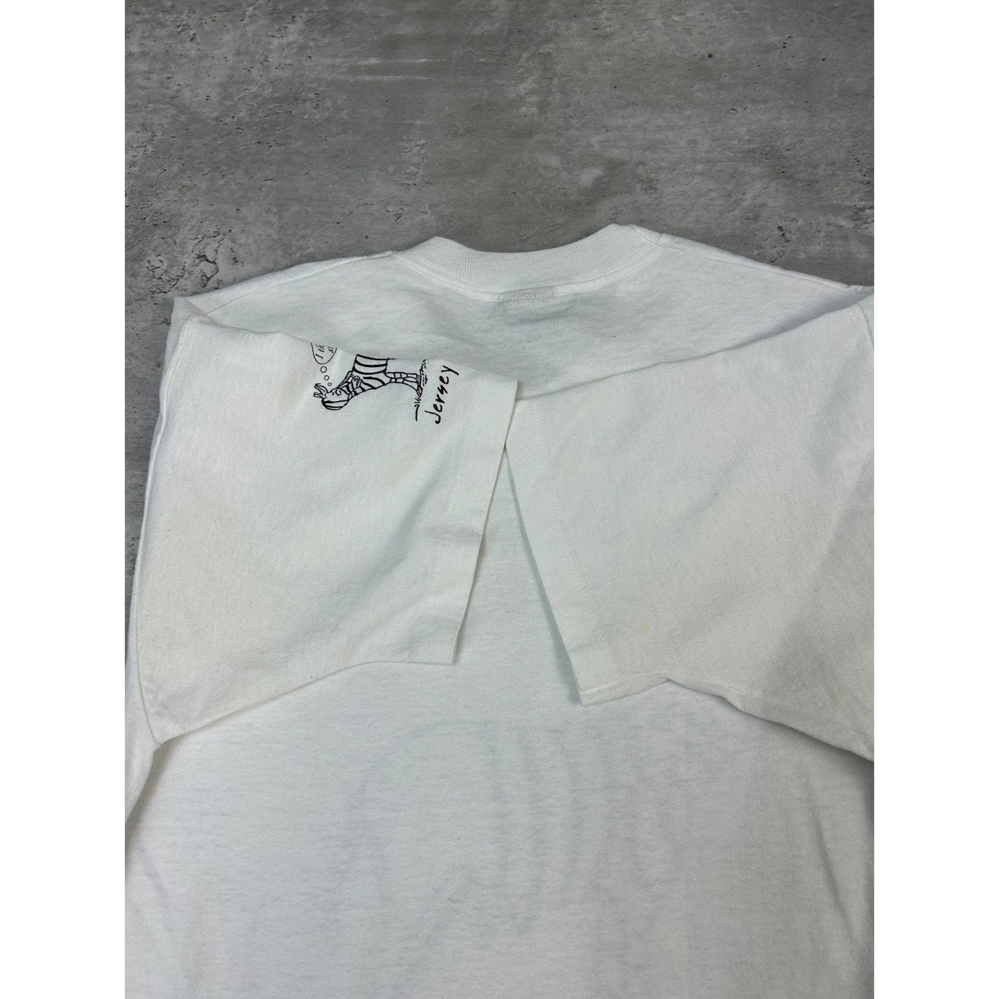 Vintage 90s Jersey Jacks I Think Its Stress Comedy Graphic T-Shirt Size Large