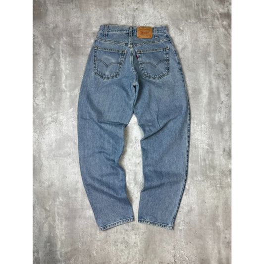 Vintage 90s Levis 560 Red Tab Light Wash Denim Pants Size 30 Blue