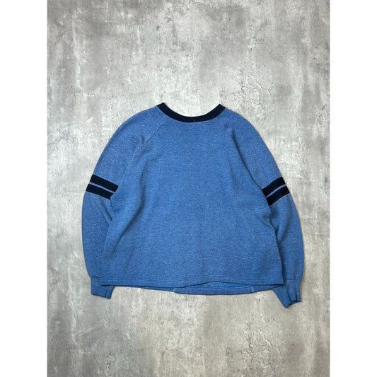 Vintage 1970s University Of North Dakota NCAA Two Tone Sweatshirt Size XL