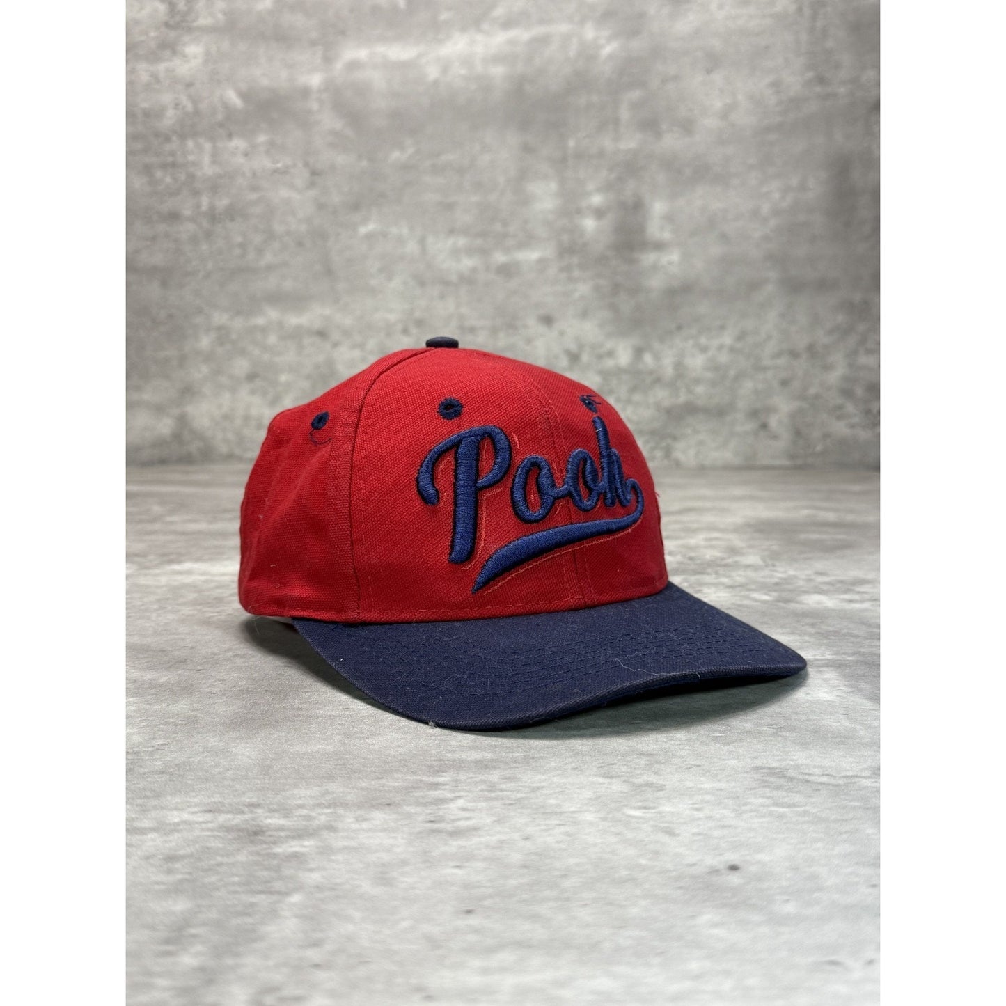 Vintage 90s Disney Winnie The Pooh Embroidered Spellout Snapback Hat OSFA