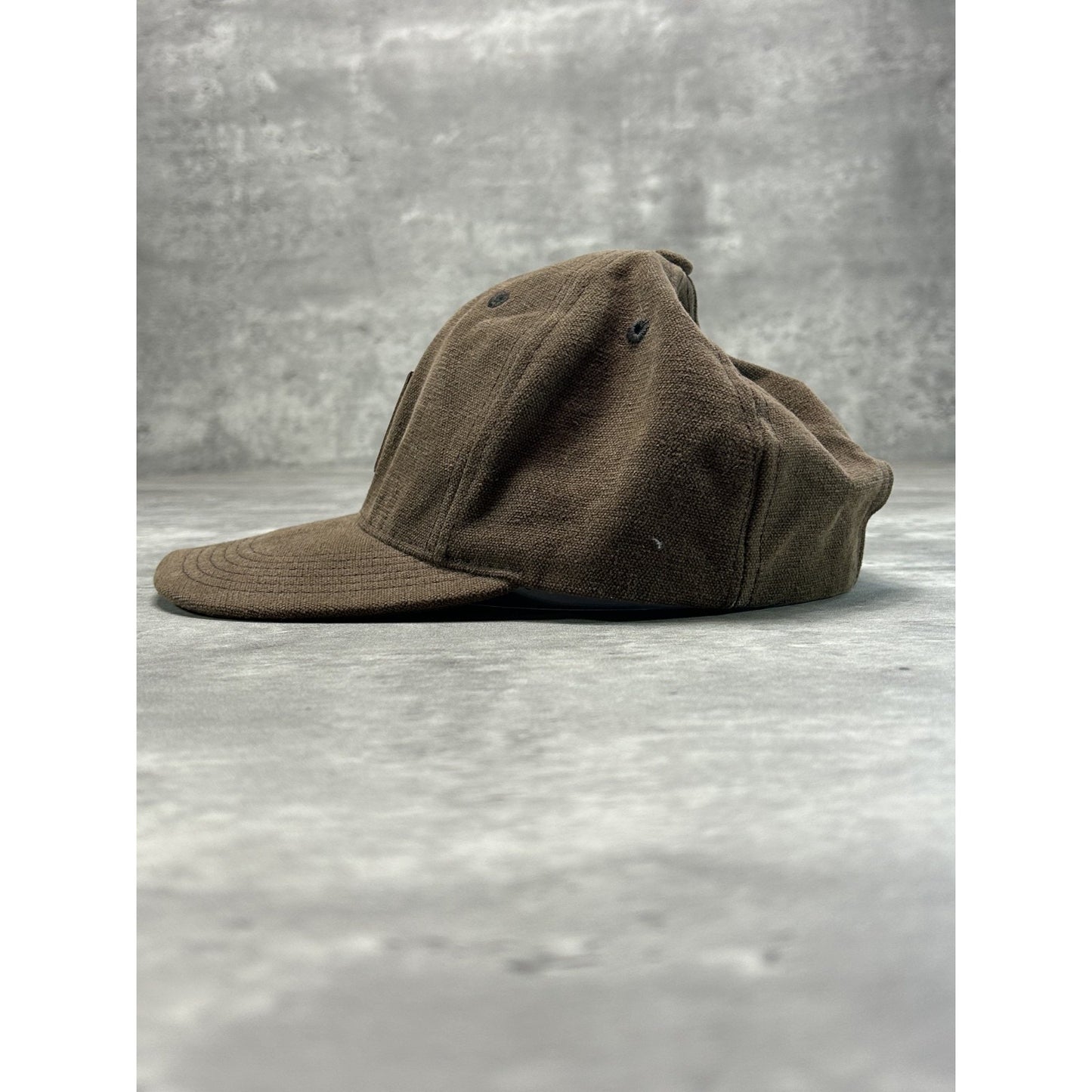 Vintage Carhartt Canvas Embroidered Patch Workwear Snapback Hat OSFA