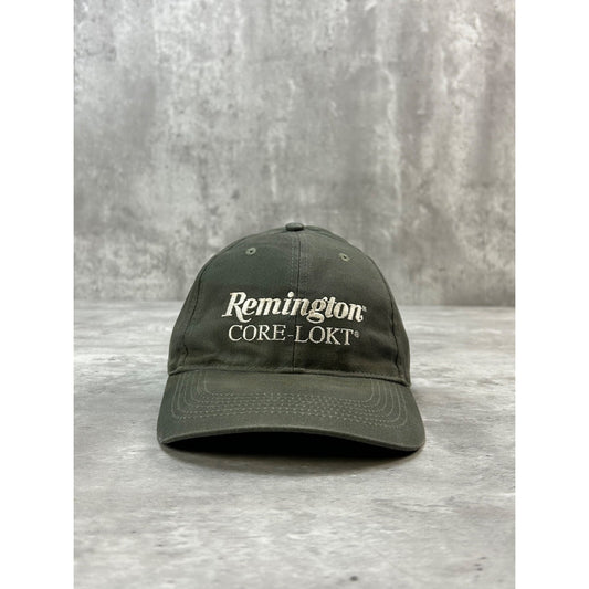 Vintage Remington Core-Lokt Embroidered Spellout Strapback Hat OSFA
