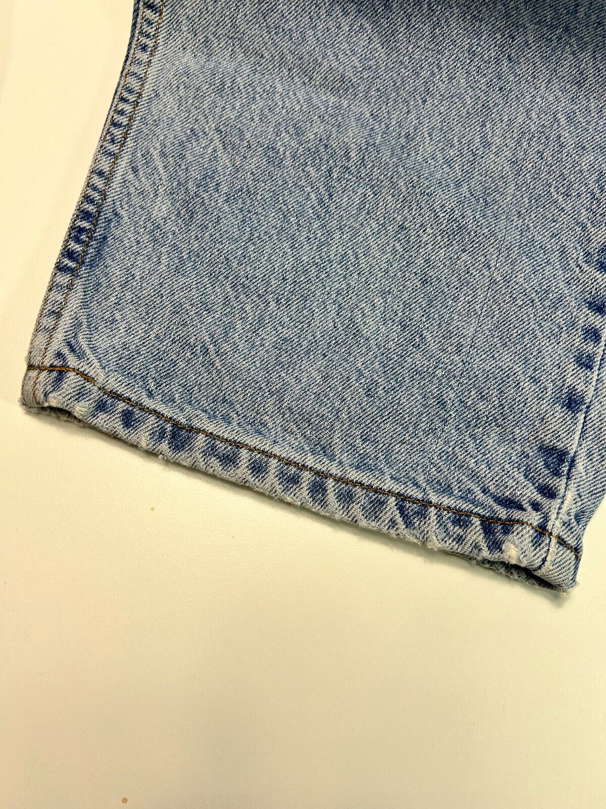 Vintage 90s Levis 505 Orange Tab Light Wash Denim Pants Size 41W Blue