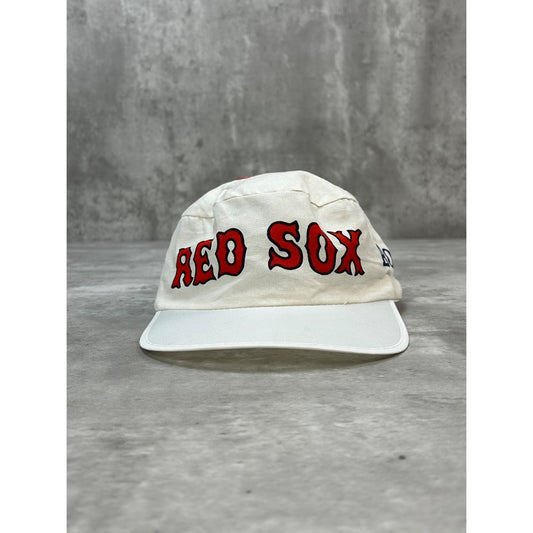 Vintage 90s Boston Red Sox MLB Graphic Army Style Baseball Hat OSFA