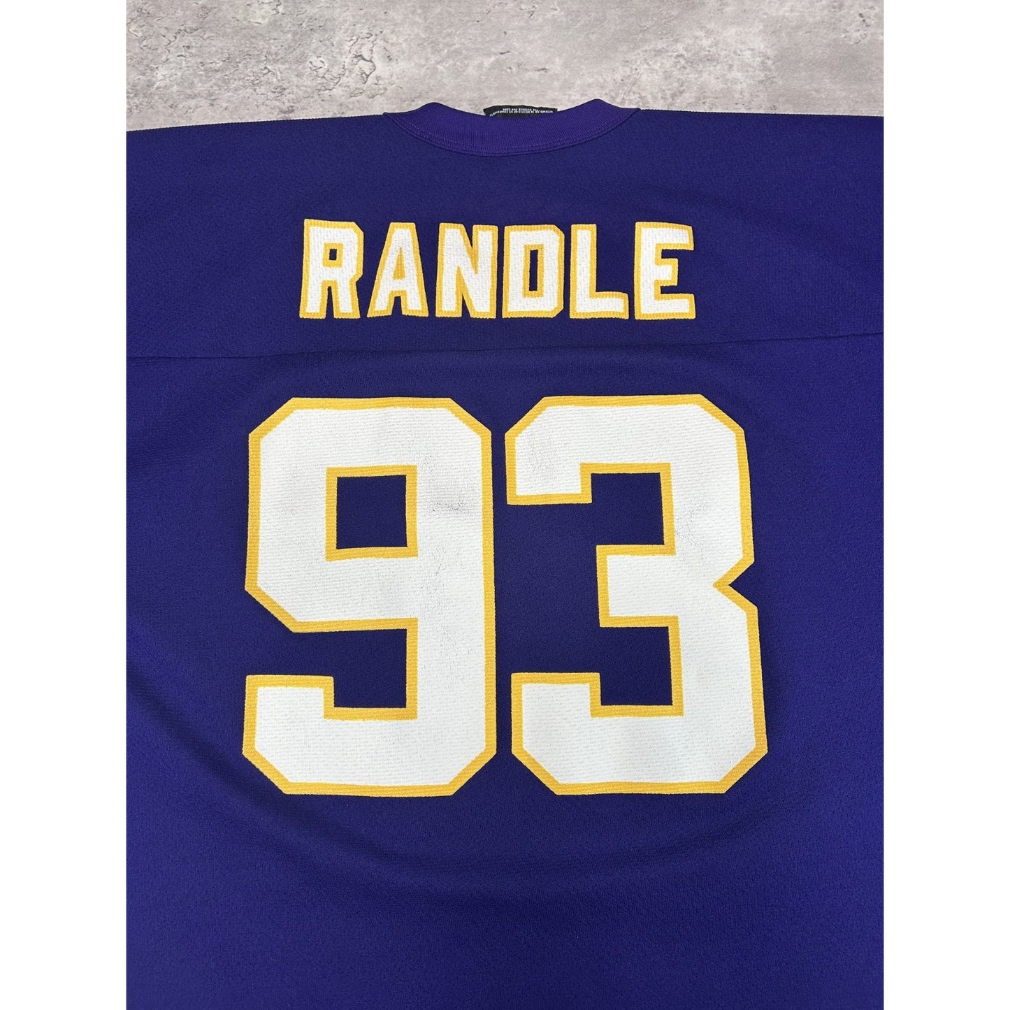 Vintage 90s John Randle #93 Minnesota Vikings NFL Logo Athletic Jersey Sz Large