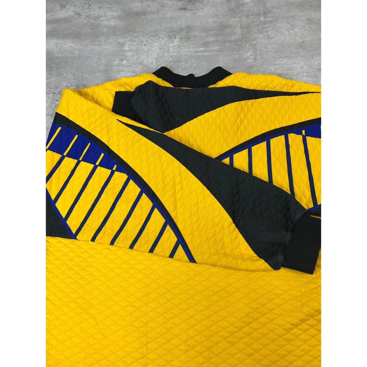 Vintage 90s Lotto Striped Goalkeeper Soccer Long Sleeve Jersey Size XL