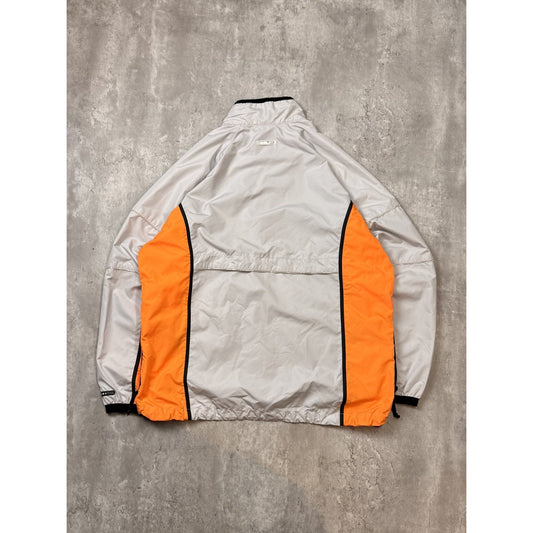 Vintage 90s Nike Embroidered Swoosh Nylon Windbreaker Jacket Size Large