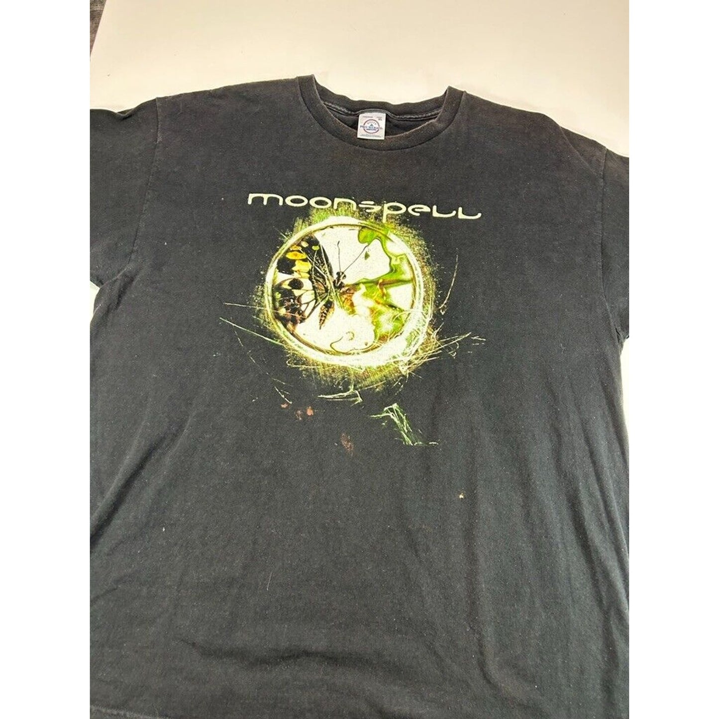 Vintage 2000 Moonspell World Tour Metal Music Graphic T-Shirt Size XL