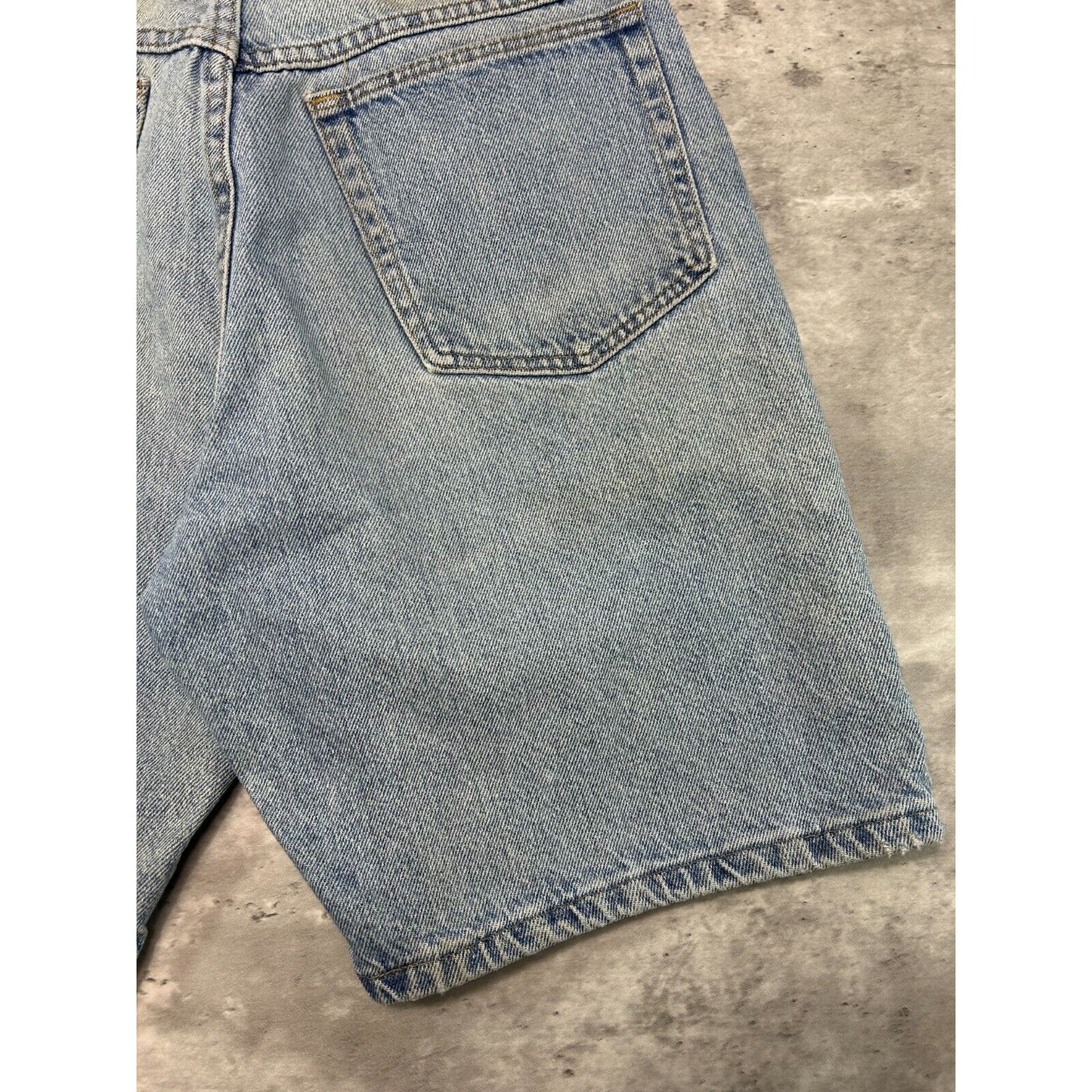 Vintage Wrangler Jeans Light Wash Denim Shorts Size 30 Blue
