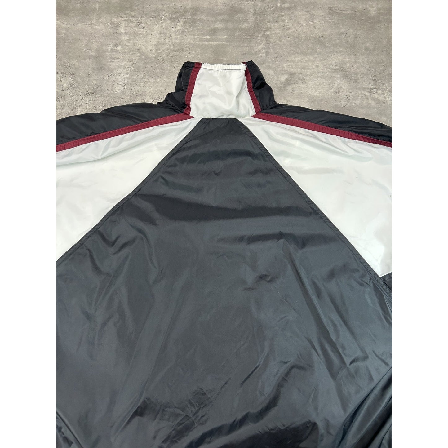 Vintage 90s Nike Embroidered Swoosh Nylon Full Zip Windbreaker Jacket Size Large