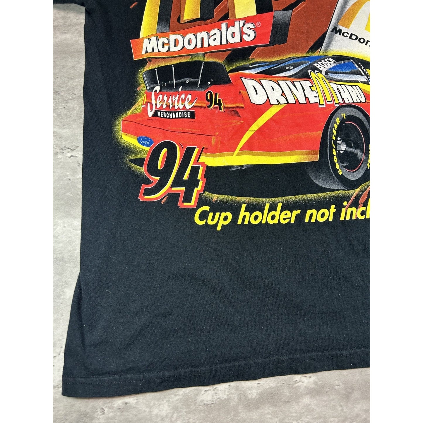 Vintage 1999 Bill Elliott #94 Feel The Rumble Nascar Racing T-Shirt Size XL