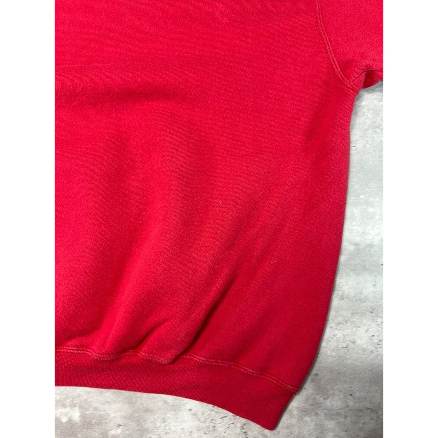 Vintage 90s Nike Embroidered Middle Swoosh Hooded Sweatshirt Size Large Red