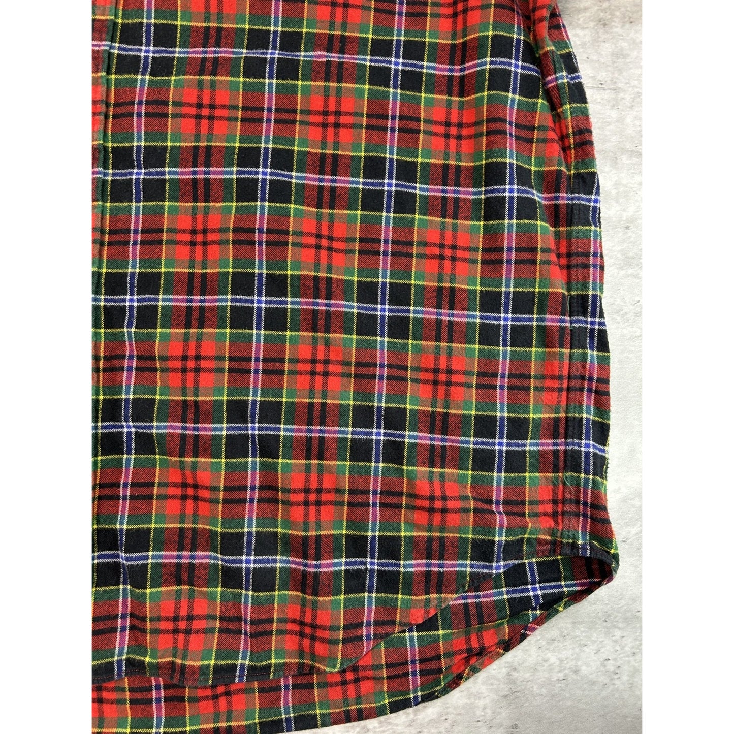 Vintage Polo Ralph Lauren Plaid Print Long Sleeve Button Up Shirt Size XL