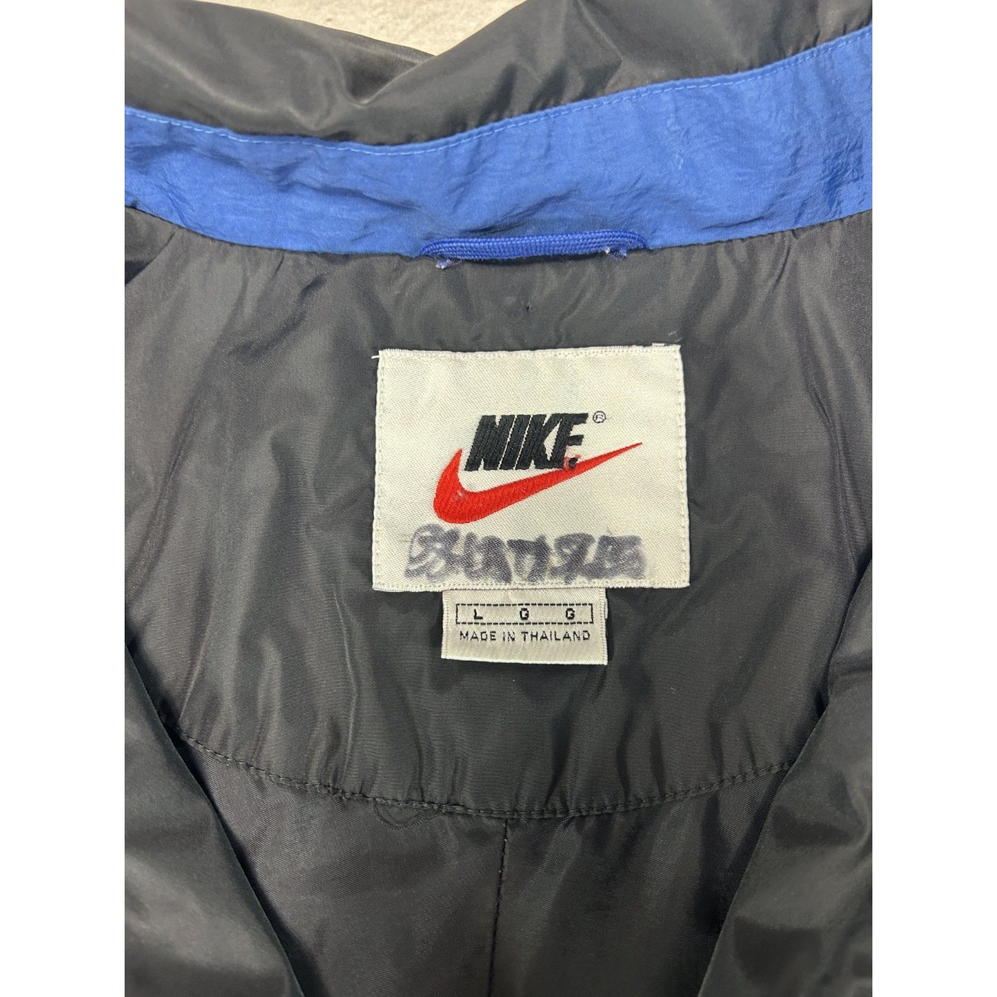 Vintage 90s Nike Embroidered Swoosh Full Zip Coaches Jacket Size Large