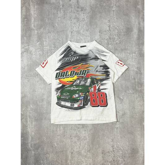VTG Dale Earnhardt Jr Amp Racing Nascar All Over Print T-Shirt Sz YOUTH Medium