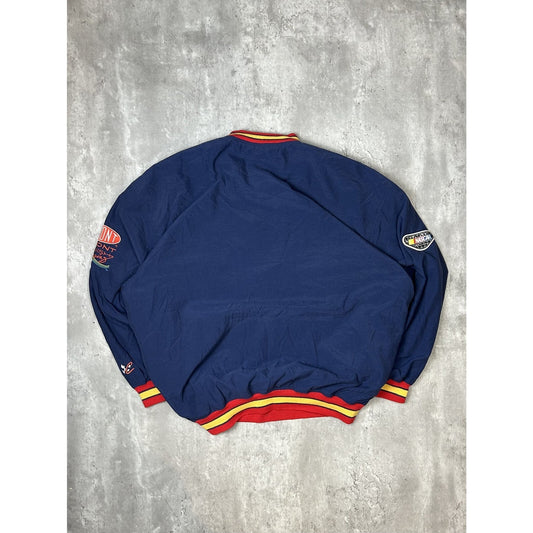 Vintage 90s Jeff Gordon #24 Nascar Nylon Pullover Windbreaker Jacket Size 2XL