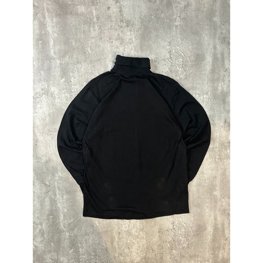 Vintage 90s Buffalo Bills NFL Embroidered Logo Turtle Neck T-Shirt Size Large