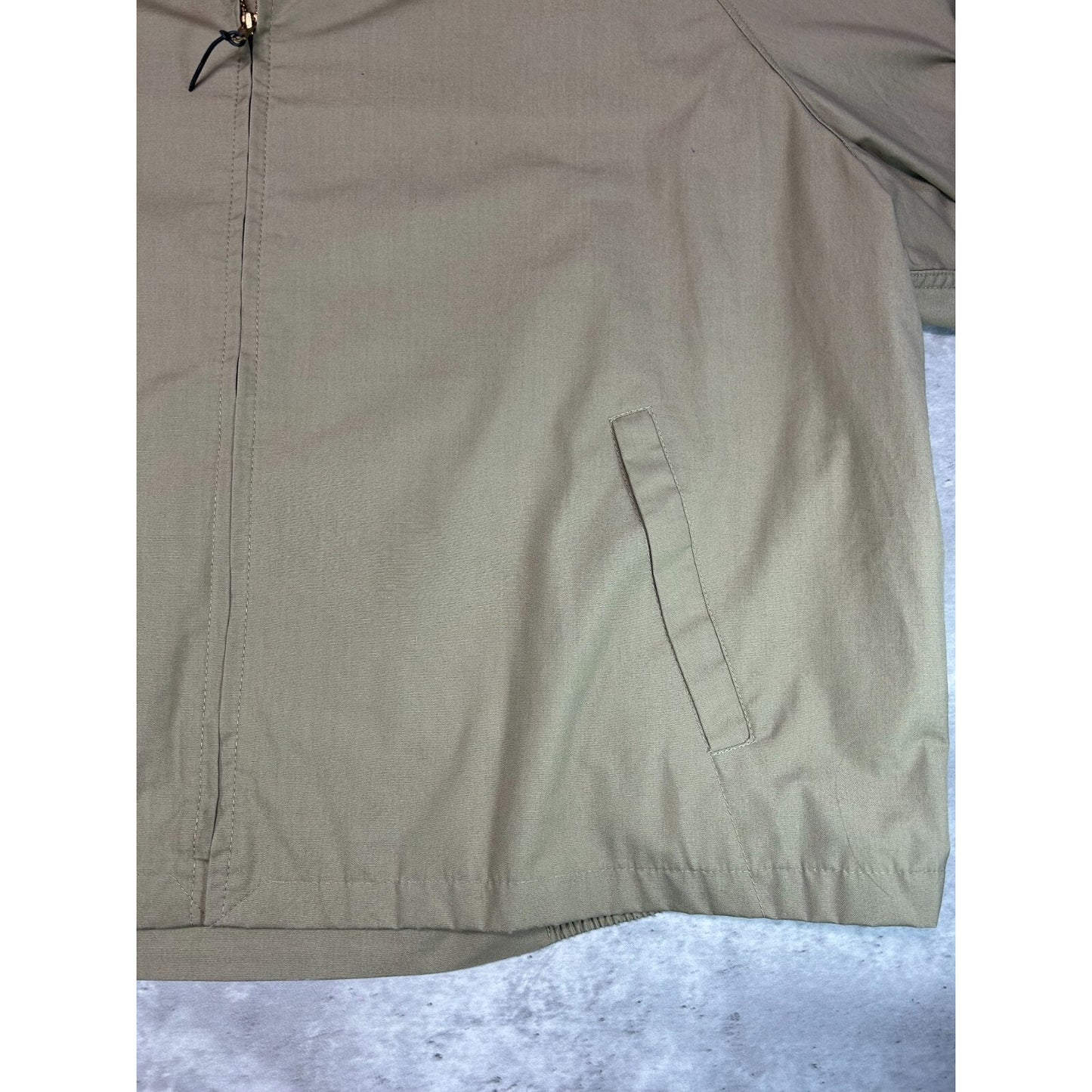 Vintage 1970s English Squire Harrington Ricky Jacket Size 58 XXL Beige